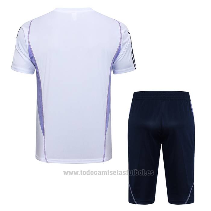 Chandal del Cruzeiro Manga Corta 2023-2024 Blanco - Pantalon Corto